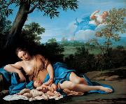 BASSETTI, Marcantonio Die Geburt des Apollo und der Diana oil painting